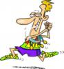 Gold medal cartoon